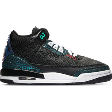 NIKE Air Jordan 3 Retro GS - Black/Hyper Jade/White/Siren Red