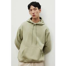 H&M Herr Tröjor H&M Herren Hoodie in Loose Fit Grün