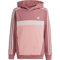 Genbrugsmaterialer Hoodies adidas Tiberio 3-Stripes Kids Hoodie - Rose