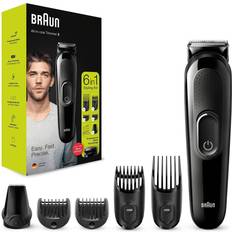 Moustache Trimmer - Rechargeable Battery Trimmers Braun 6-in-1 All-in-One Styling Kit MGK3235