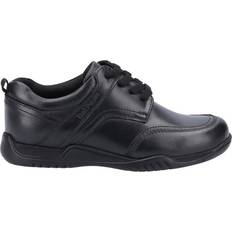 Hush Puppies Senior Boy's Harvey School Shoes - Black