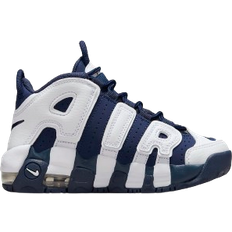 Nike Ragazzo Scarpe da sport Nike Air More Uptempo PS - White/Metallic Gold/University Red/Midnight Navy