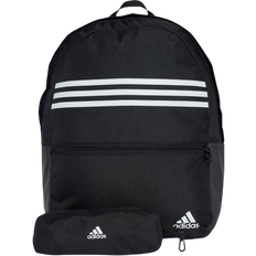 Adidas Classic Horizontal 3 Stripes Backpack - Black/White