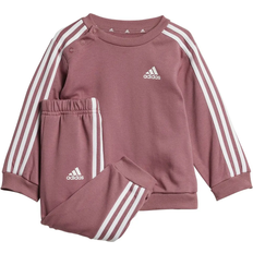 Adidas Infant Essentials 3-Stripes Jogger Set - Preloved Crimson/White (IZ4988)