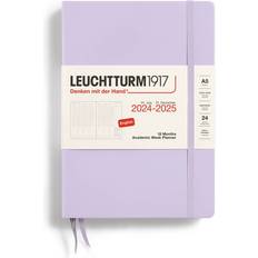 Leuchtturm1917 Kalendere Leuchtturm1917 Week Planner Hard Lilac A5 24/25 18m