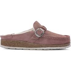 Birkenstock Pink Shoes Birkenstock Buckley Shearling Suede Leather - Pink/Pink Clay