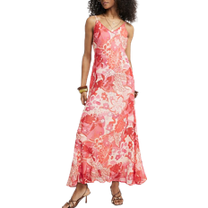 River Island Floral Slip Maxi Dress - Pink