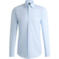 HUGO BOSS Shirts HUGO BOSS Structured Stretch Shirt - Light Blue