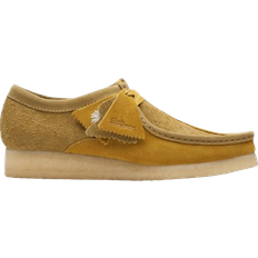 Laced Moccasins Clarks Wallabee - Olive Combination