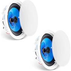 2pcs 8 in 50-Watt Flush Mount Loft Shøjttalere