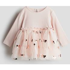 Dresses H&M Jersey Dress with Tulle Skirt Pink 18M 12-18M