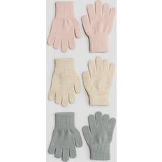 Mittens H&M 3-pack Gloves Pink 2/4T 1½-4Y