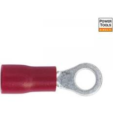 Electrical Installation Materials Sealey Easy-Entry Ring Terminal Ø4.3mm 4BA Red Pack of 100