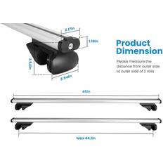 Roof Racks & Accessories iMounTEK Roof Rack Crossbar 2-Pack Roof