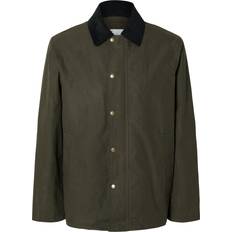 Herre - Lilla Jakker Selected Homme Slhwalter Waxed Cotton JKT Noos Mand Lilla Overgangsjakker hos Magasin