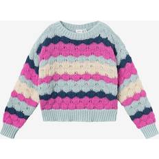 Pink Knitted Sweaters Name It Long Sleeved Knitted Pullover