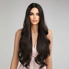 Shein Brown Wig Curly Middle Wig