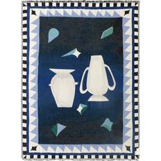 Bomull - Ekologiska Filtar &Tradition Momento JH46 Filt Blå (180.1x130cm)