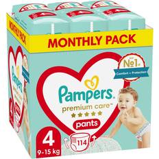 Pampers Pañales Pampers Premium Care Size 4 9-15kg 114pcs