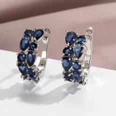 Shein Pair Monalisa Mul CZ Stud Earrings For Women Girl Gold Wedding Earings Jewelry Gift