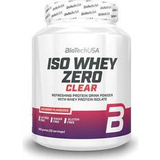Mælkeproteiner Proteinpulver BioTechUSA Iso Whey Zero Clear Rød Bær 500g