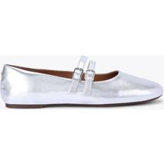 Silver - Women Low Shoes Kurt Geiger Kurt Geiger Women's Flats Silver Synthetic Magic