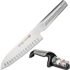 Global Ukon Santoku-veitsi 19 cm 2 Pyörää