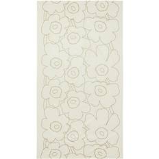 Marimekko Chiffons & Tissus Marimekko Piirto Unikko 135 x 200 cm - Gold Nappe