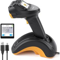 Skanners Inateck Bluetooth Barcode Scanner Pro 8, 2D 1D Wireless Handheld Scanner, QR Code Scanner, Touchscreen, CMOS CCD Dual modules, Larger scanning Range, App SDK, P8