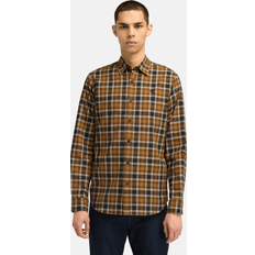 Timberland Shirts Timberland Herringbone Flanellhemd für Herren in Gelb, Mann, Gelb, Größe: