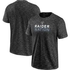 T-shirts Fanatics Men's Charcoal Las Vegas Raiders Component T-Shirt