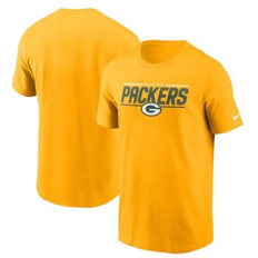 T-shirts Men's Nike Gold Green Bay Packers Muscle T-shirt Gold 3XL