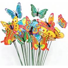Shein pcsVibrant Glowing D Butterfly Garden Stakes