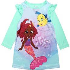 Girls - Green Nightgowns AME Kids' Little Mermaid Nightgown in Green 2T 2T