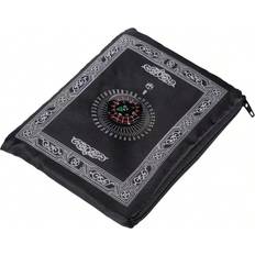 Shein Household Compass Print Black Blankets Black