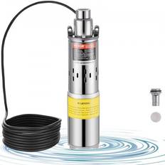 VEVOR solar water pump, 24v dc 277w submersible deep well pump, max flow 9.25 gp 3.07 in