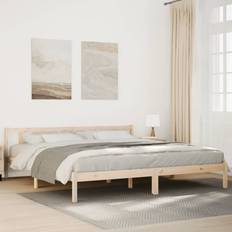 vidaXL Ekstra Lang Uden Madras 180x210 cm Sengeramme