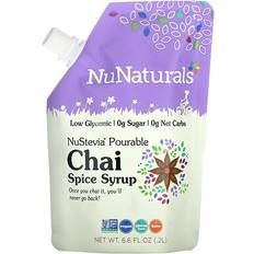 NuNaturals NuStevia Pourable Chai Spice Syrup, 0.2