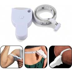Shein Automatic telescopic tape measure, body measuring tape 60 inches (150 cm), self-tightening retractable measuring tape for accurate weight loss tracking and muscle building through one-handed operation, fitness accessories Measurement Tape