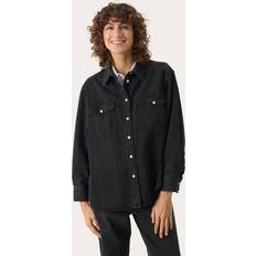 Part Two Overdele Part Two Collettepw Sh Bluser 30308571 Washed Black Denim