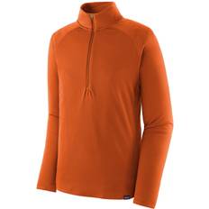 Patagonia Men Base Layers Patagonia Capilene Midweight Zip-Neck Top Men's 2025 in Orange Polyester 2X-Large