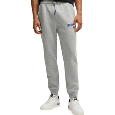 Men - Silver Pants Boss x Nfl Men's Signature-Tape Tracksuit Bottoms Dolphins Silver