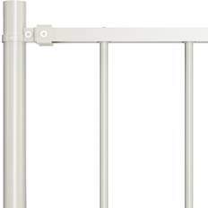 Metal Fences Dakota Fields Khine Picket Fence Panel White 1.7m