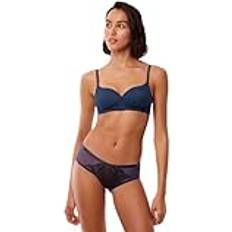 Bleu Soutiens-gorge Triumph Effet Push-Up - Bleu Foncé