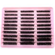 Shein D Fluffy Lash Clusters DDD Eyelash Clusters Thick Cluster Eyelash Extensions CD Curl Lashes Clusters Pcs Individual Lashes MM Wispy Cluster Lashes