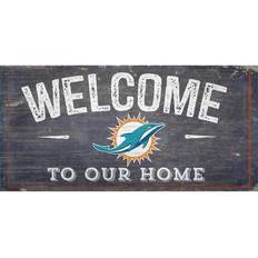 Miami Dolphins Sports Fan Products Fan Creations Miami Dolphins 6-in x 12-in W Sports Print N0654-MIA