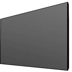 Projector Screens Stewart Balón Edge Fixed Frame 120 Ultra Short Throw Projector Screen with Ambient Light Rejection BlackHawk UST Dark Gray