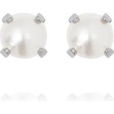 Rodium Örhängen Caroline Svedbom "Mini Stud Earrings Rhodium Pearl" Örhängen
