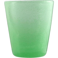 Memento Signature Bubbles Double Old-Fashioned Jade Drink Glass 12.5fl oz 6