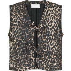 Multifargete Vester Neo Noir Crissa Leo Vest - Leopard